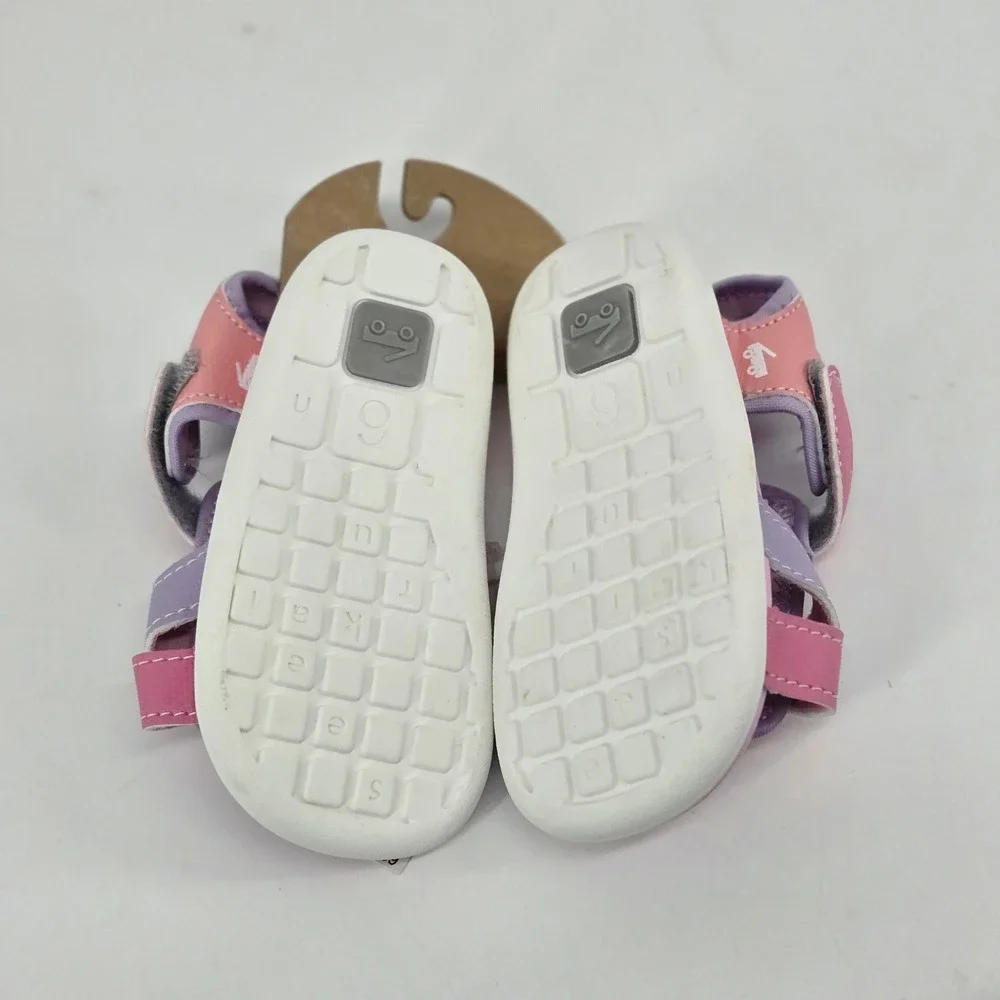 See Kai Run Basics Shayna Coral Multi Toddler Water Sandals Shoes Size 6 NWT
